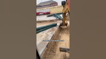 Awesome Excavator Operator Skills - Excavator Operator With Highly Precise Skills  EP173 #Shorts