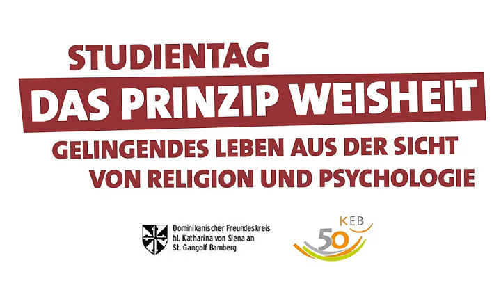 Studientag Weisheit: Vortrag Weisheit-Prinzip...  ...