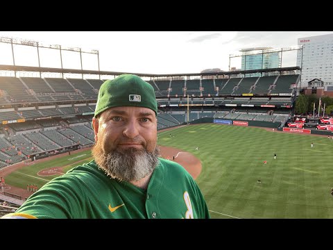 Oakland Athletics at Baltimore Orioles from Camden Yards by Richard Haick