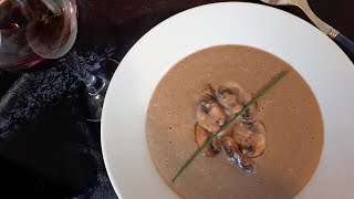 Soupe de champignons à l'ail #153