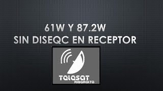 Amazonas y Tupac Katati sin Diseqc desde Cuevo Santa Cruz