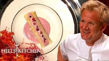 Gordon Ramsay Can't Stop Laughing At Dessert | Hell's Kitchen