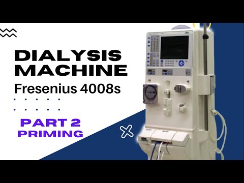 Dialysis Machine | Fresenius 4008S | Dialysis Priming Procedure & Tubing