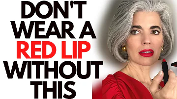 DON'T WEAR A RED LIP WITHOUT THIS | OVER 40 | Full Makeup Tutorial | Nikol Johnson