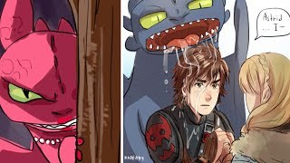 Мультарт How To Train Your Dragon 3 HTTYD Comics Hiccstrid Comics