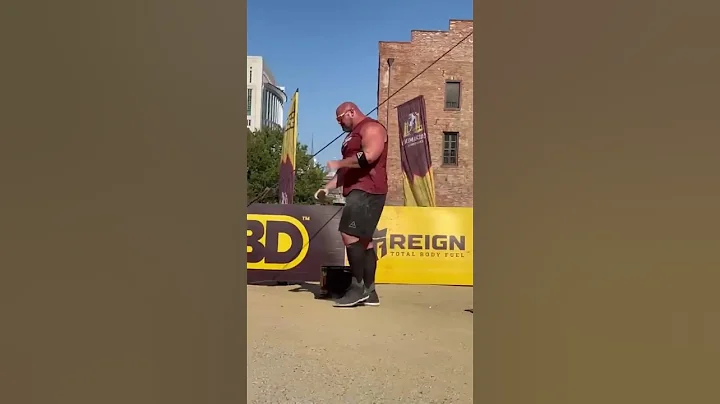Brian Shaw Breaks Keg Toss World Record At 2021 Wo...