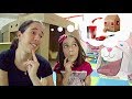 VAMOS PINTAR A CASA DE PAPELÃO! ★ Minha casinha feita com restos de caixas ★ LELÊ E MAMÃE NO CANADÁ