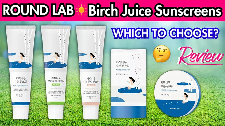 ROUND LAB Birch Juice Sunscreen Review 💙 Which One Is Right for You? Discover Birch Juice Line ☀️