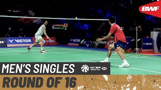 VICTOR Denmark Open 2021 | Lu Guang Zu (CHN) vs Chou Tien Chen (TPE) [4] | Round of 16