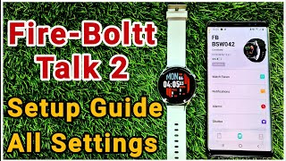 Fire Boltt Talk 2 All Settings & Functions | Complete Setup Guide screenshot 1