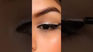 silver eyeliner#shorts #viral #youtubeshorts #eyeliner