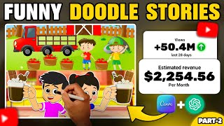 Create Funny Kids Doodle Stories : Speed Paint Issue Fixed (100% Free) screenshot 1