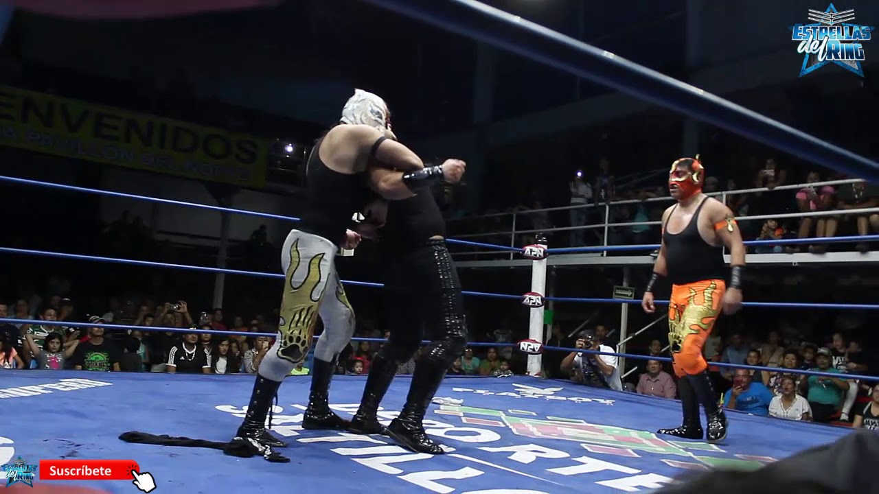 Lince de Oro y Tormento Negro vs Latino e Hijo del Guerrero Negro Jr en APN librenms