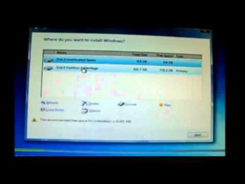 Βίντεο: Εγκατάσταση των Windows 7 από τα Windows XP