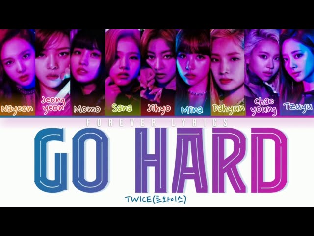 twice #gohard #jypent #lyrics #kpop #fyp