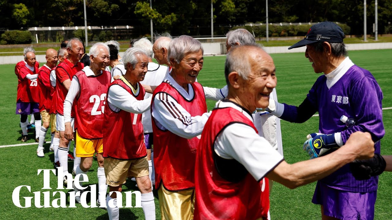 Japans ageing footballers get their kicks in over-80s league Japan The Guardian photo