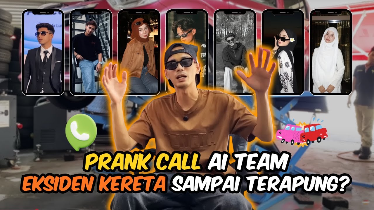 PRANK CALL AI TEAM?! TIADA YANG MAHU TOLONG HARRY EKSIDEN KERETA?! UNA DAN ASSLAH NAK DATANG TOLONG?