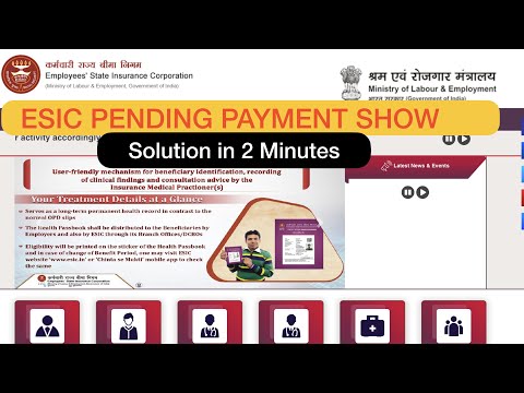 ESIC Pending Transaction Solution | Reset ESIC payment link | Statutory Update