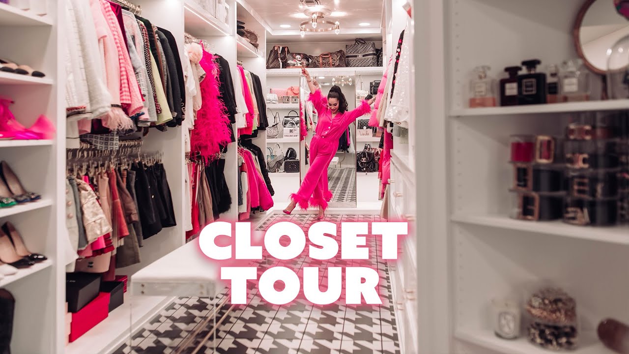 closet tour youtube