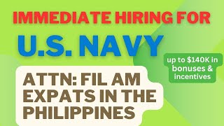 Urgent Hiring for US Navy #usnavy #usmilitary #usa