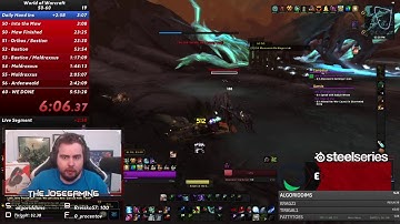 New PB - World First Practice - 50-60 Shadowlands Levelling - Diff Route (better)