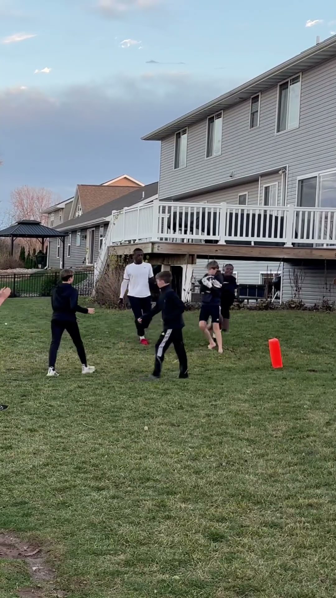 Chandler fit this ball perfectly to Dylan for the touchdown?!! #nfl #football #sports #shorts #fyp