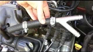 Fix Y Pipe Heater Hose Leak kit 2008-2014 Dodge Caravan Chrysler Town and Country Minivan