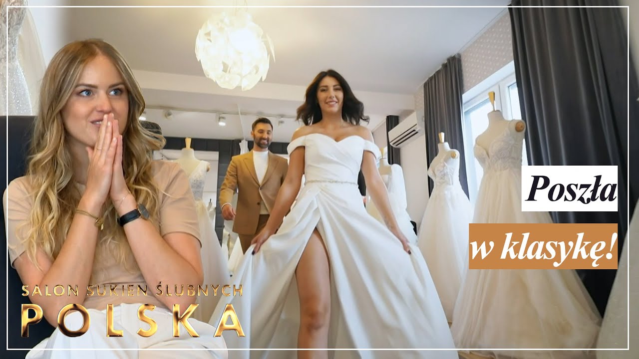 TRENDY JĄ NIE INTERESUJĄ, bo chciała klasyczną, piękną suknię 😍| Salon sukien ślubnych: Polska