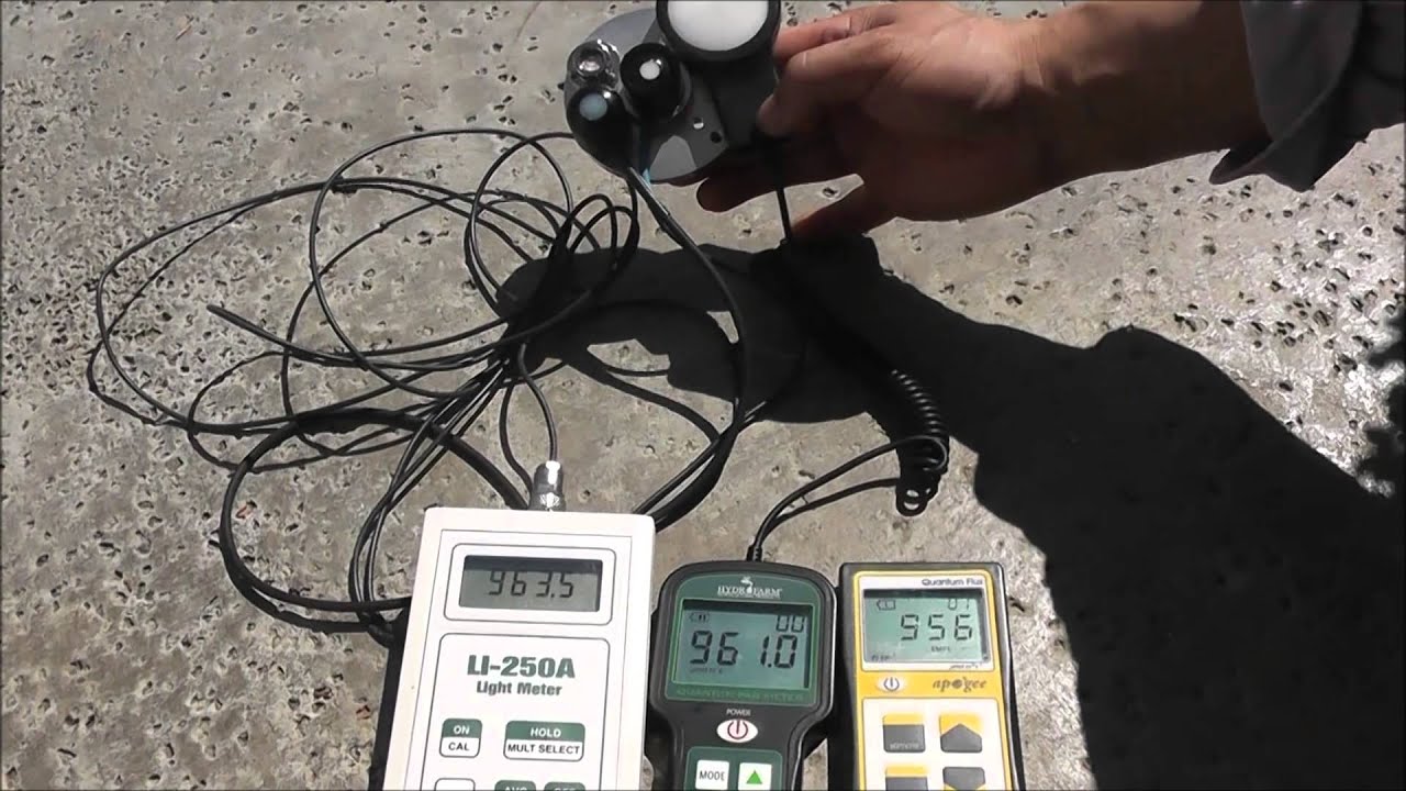 sun light measurements using
