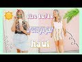 HUGE SUMMER TRY ON HAUL! | MIDSIZE DRESSES & ROMPERS