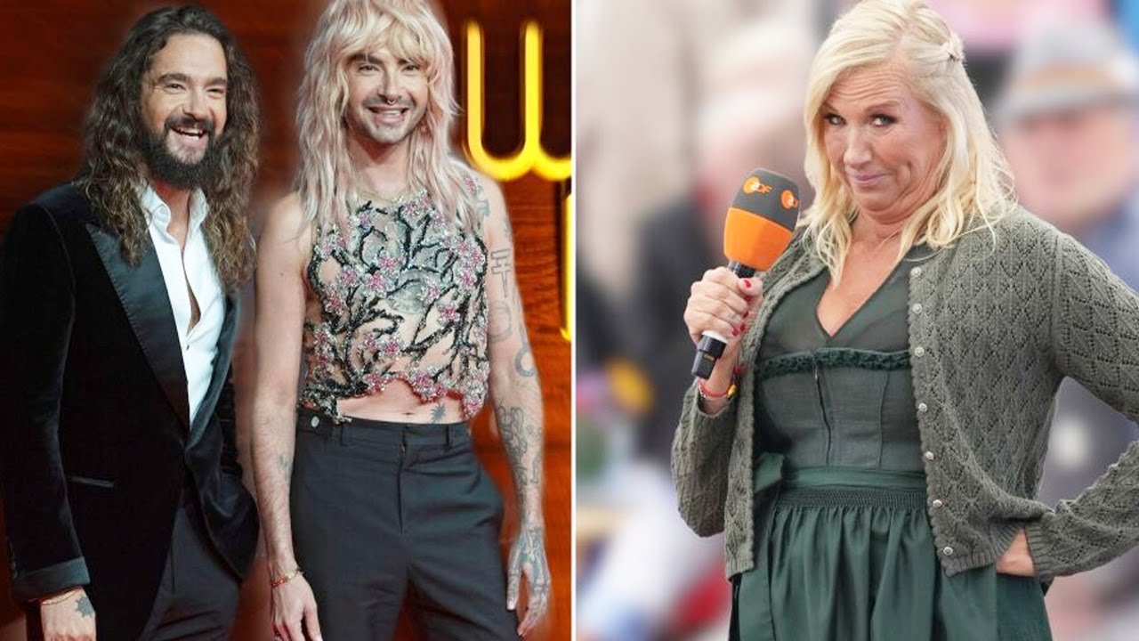 Die Kaulitz-Zwillinge im ZDF – und Andrea Kiewel verliert die Fassung!