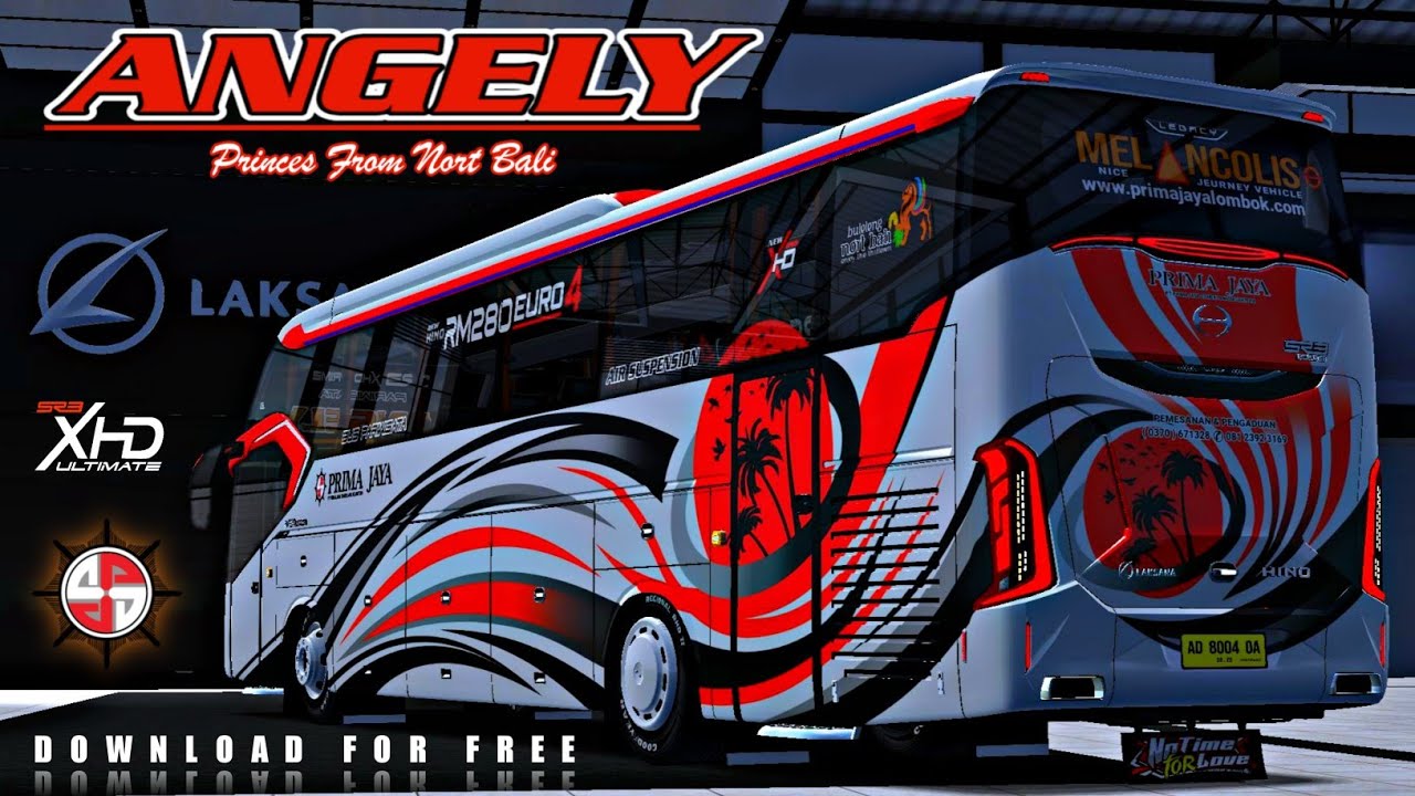 RILIS !! MOD BUSSID TERBARU SR3 ULTIMATE PRIMA JAYA ANGELY MELANCOLIS