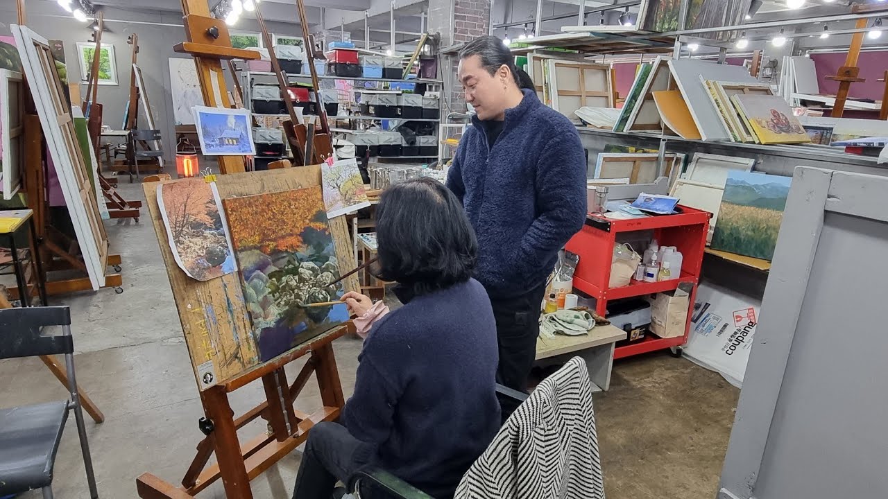 [야외로Art]계곡바위그리는법rock drawing