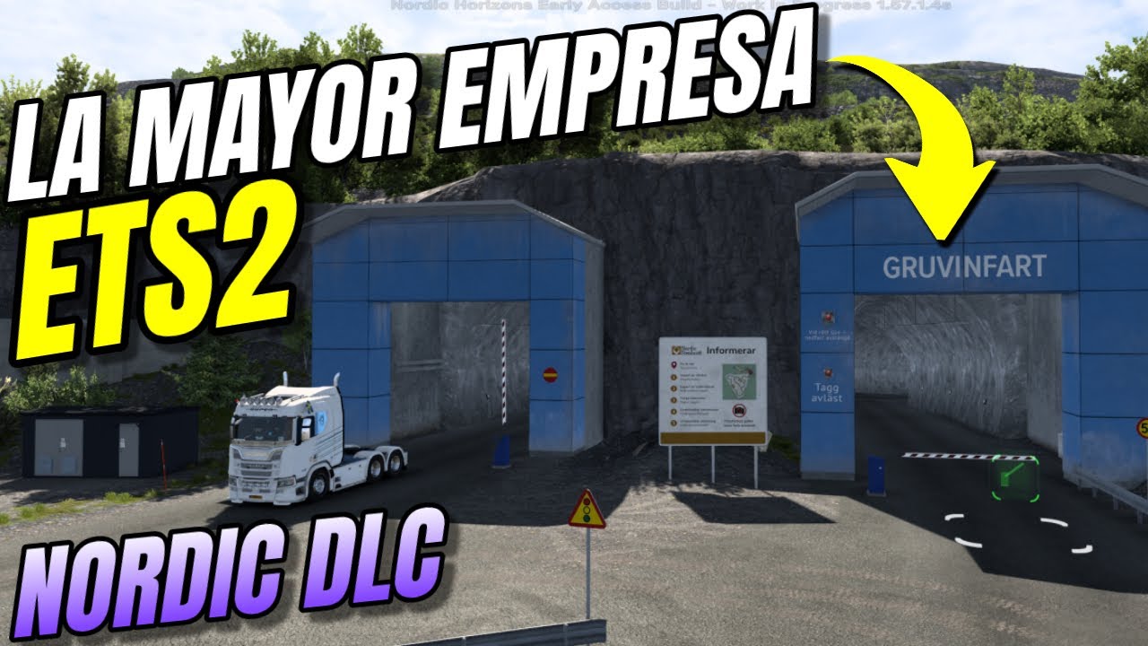La Empresa mas GRANDE de TODO ETS2 - Visitamos la Mina de Kirune Nordic Horizons Early Access