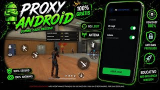 NOVO HACK PROXY ANDROID FREEFIRE HS LEGIT + ANTENA PARA APOSTADO 🇧🇷