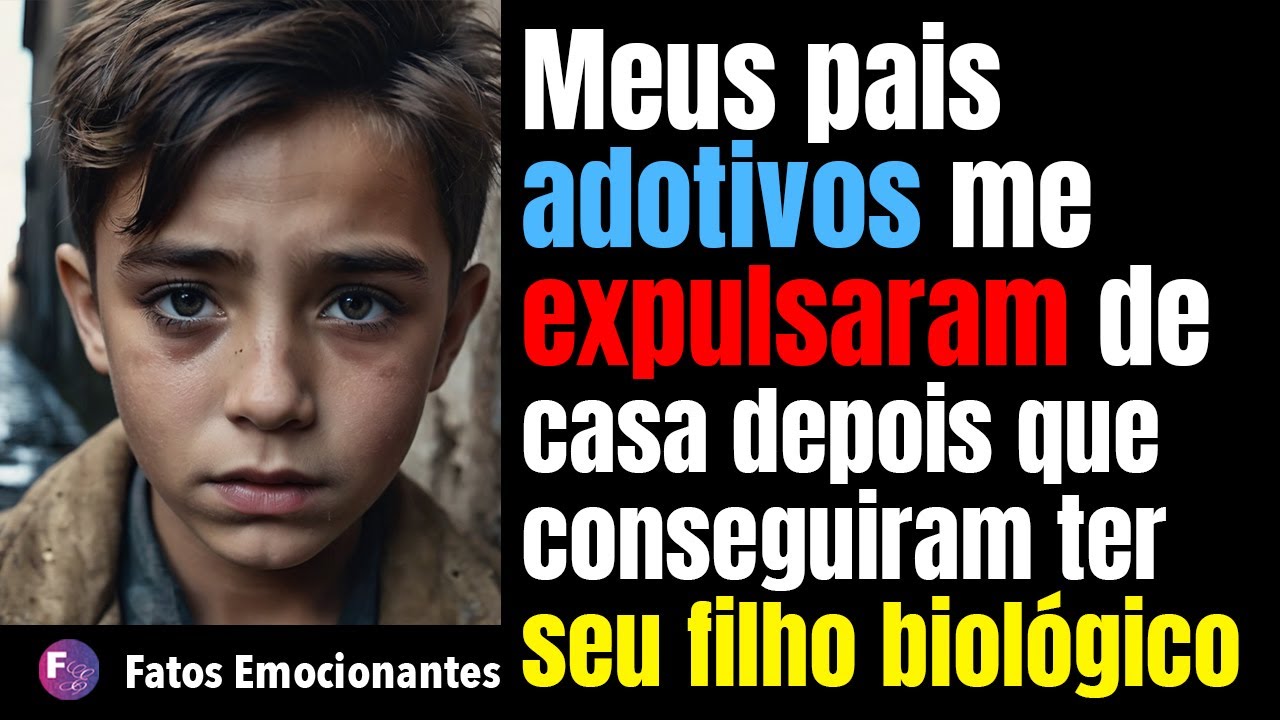 MEUS PAIS ADOTIVOS ME EXPULSARAM DE CASA DEPOIS QUE CONSEGUIRAM TER SEU ...