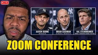 Joez Reacts to Yankees Front Office Press (ZOOM) conference | Hal , Cashman and Boone Speak (FULL)