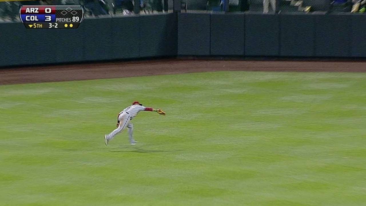 Parra's running grab