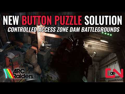 NEW Secret Room Button Puzzle Solution in Arc Raiders Dam Battlegrounds Controlled Access Zone