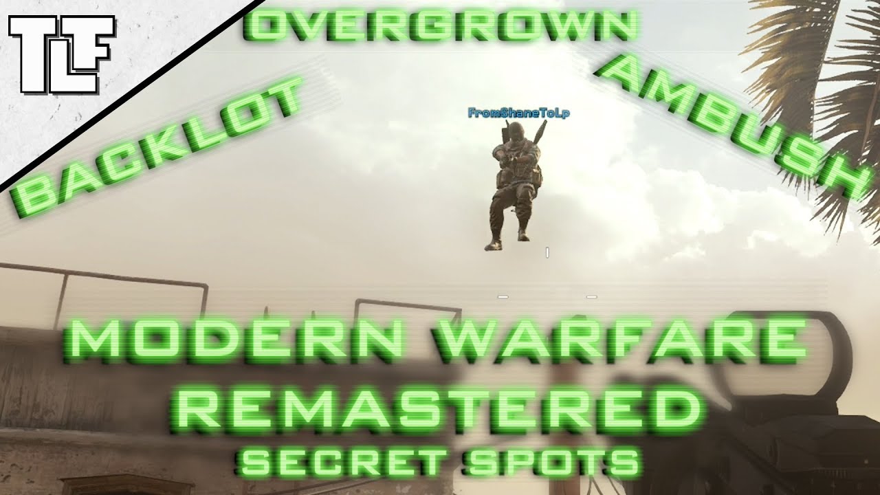 MWR: Secret Spots on 'Ambush' 'Overgrown' and 'Backlot' (Modern Warfare Remastered)