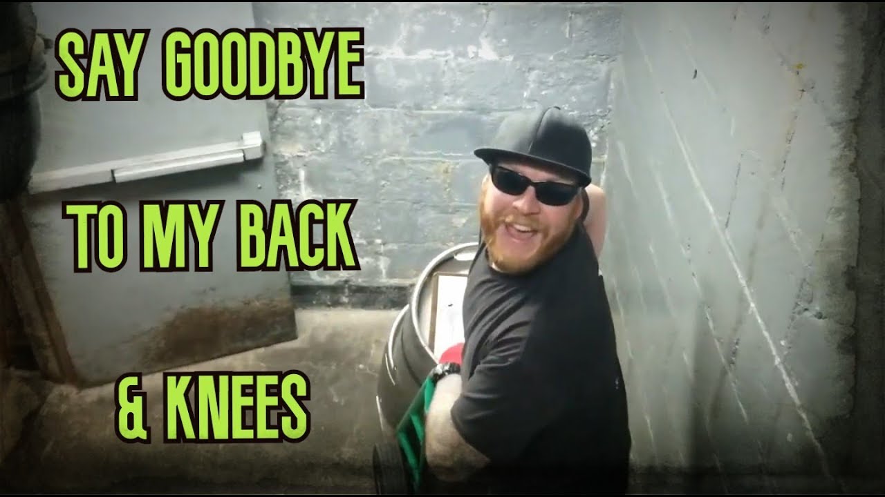 Bumping kegs down two flights of stairs YouTube