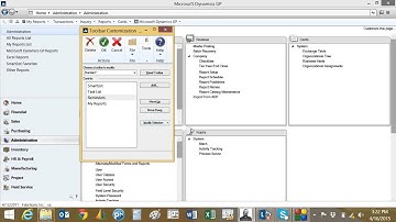 Personalizing the Toolbar in Dynamics GP