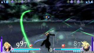 DISSIDIA - FF7 vs ff7 AC - battle of the Clouds