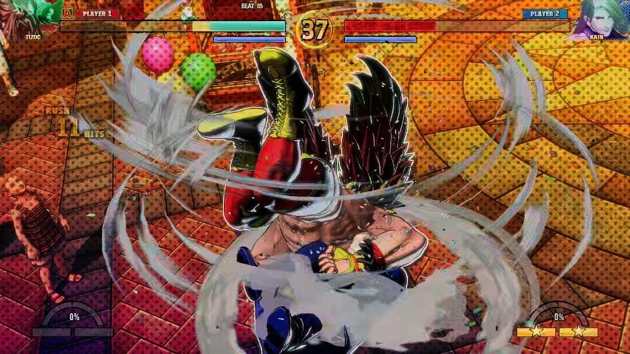 FATAL FURY: City of the Wolves Lane Battle