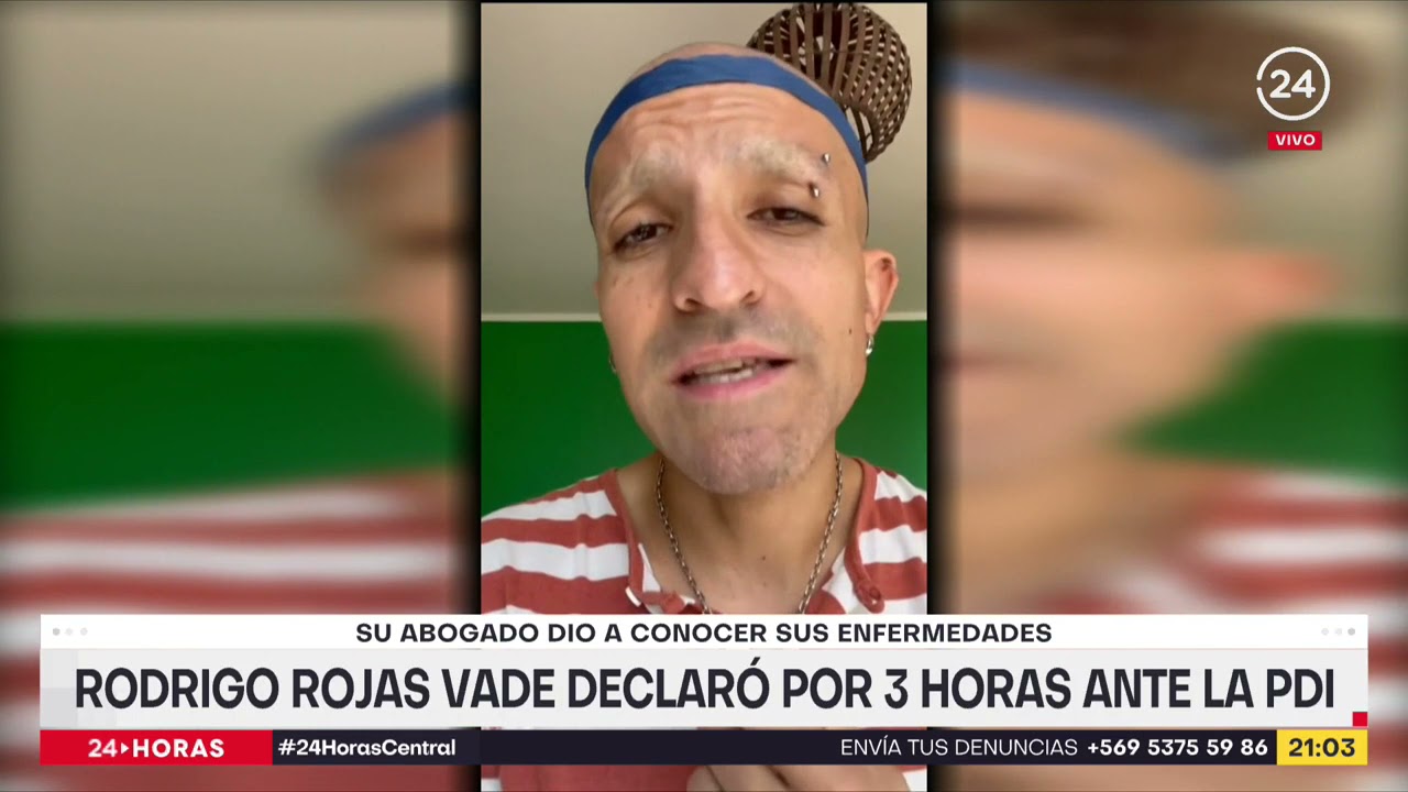 Rodrigo Rojas Vade declaró por 3 horas ante la PDI | 24 Horas TVN Chile