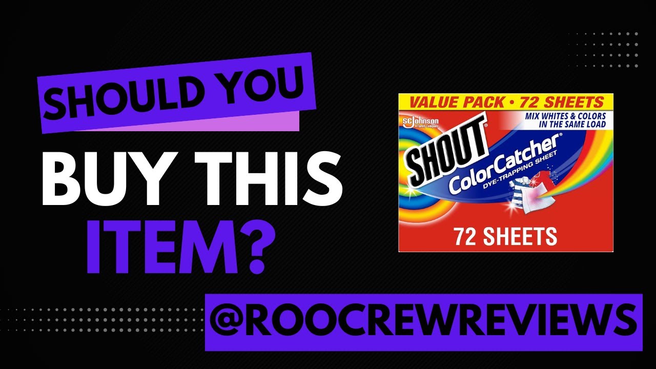 Keep Your Clothes Bright: Shout Color Catcher Sheets Review! 🎨👚