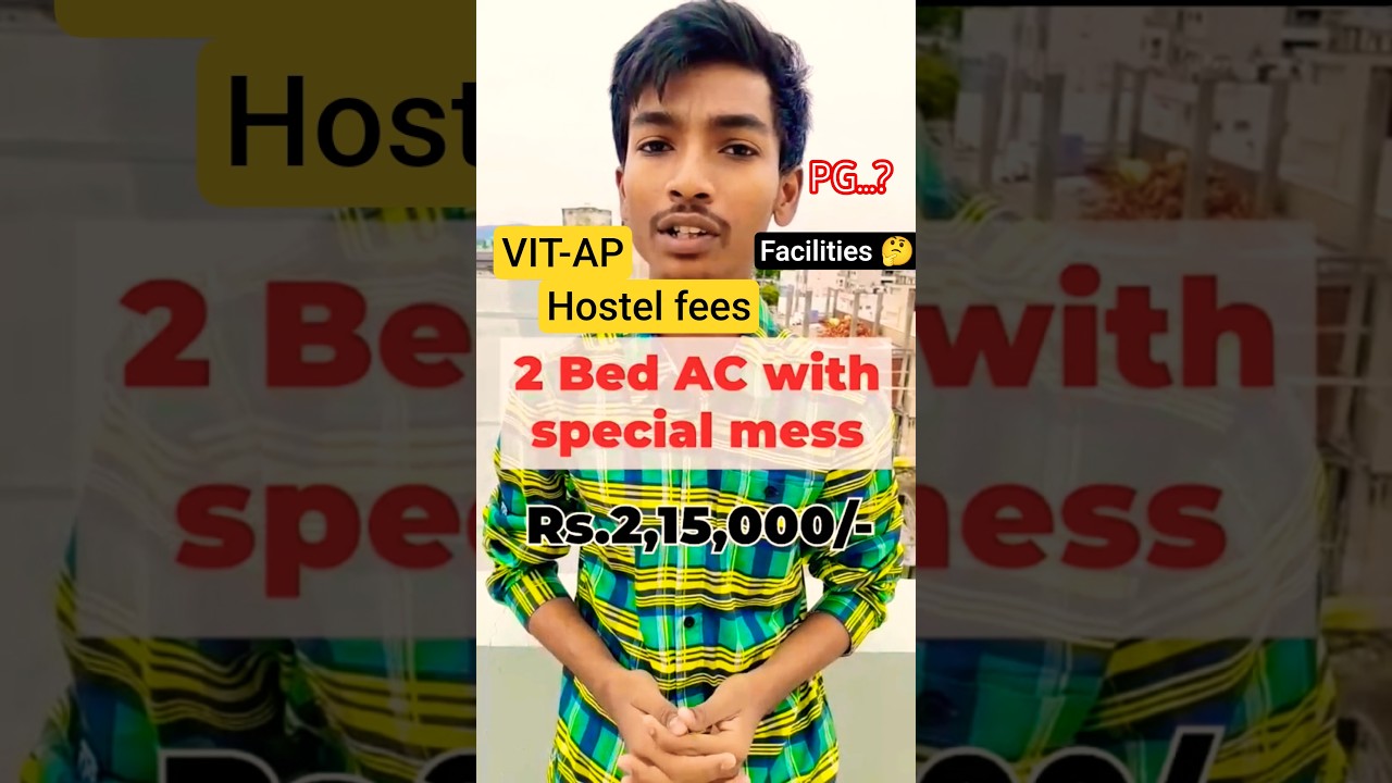 VIT-AP Hostel fees