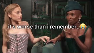 we moved on from this press tour WAY too fast