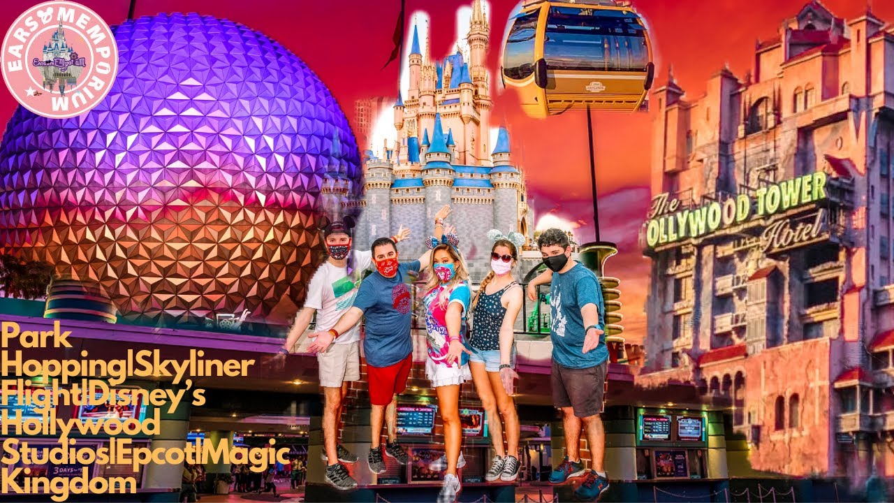 🔴LIVE Park HoppingSkyliner FlightDisney’s Hollywood StudiosEpcot