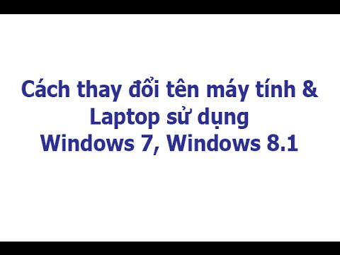 Cách thay đổi